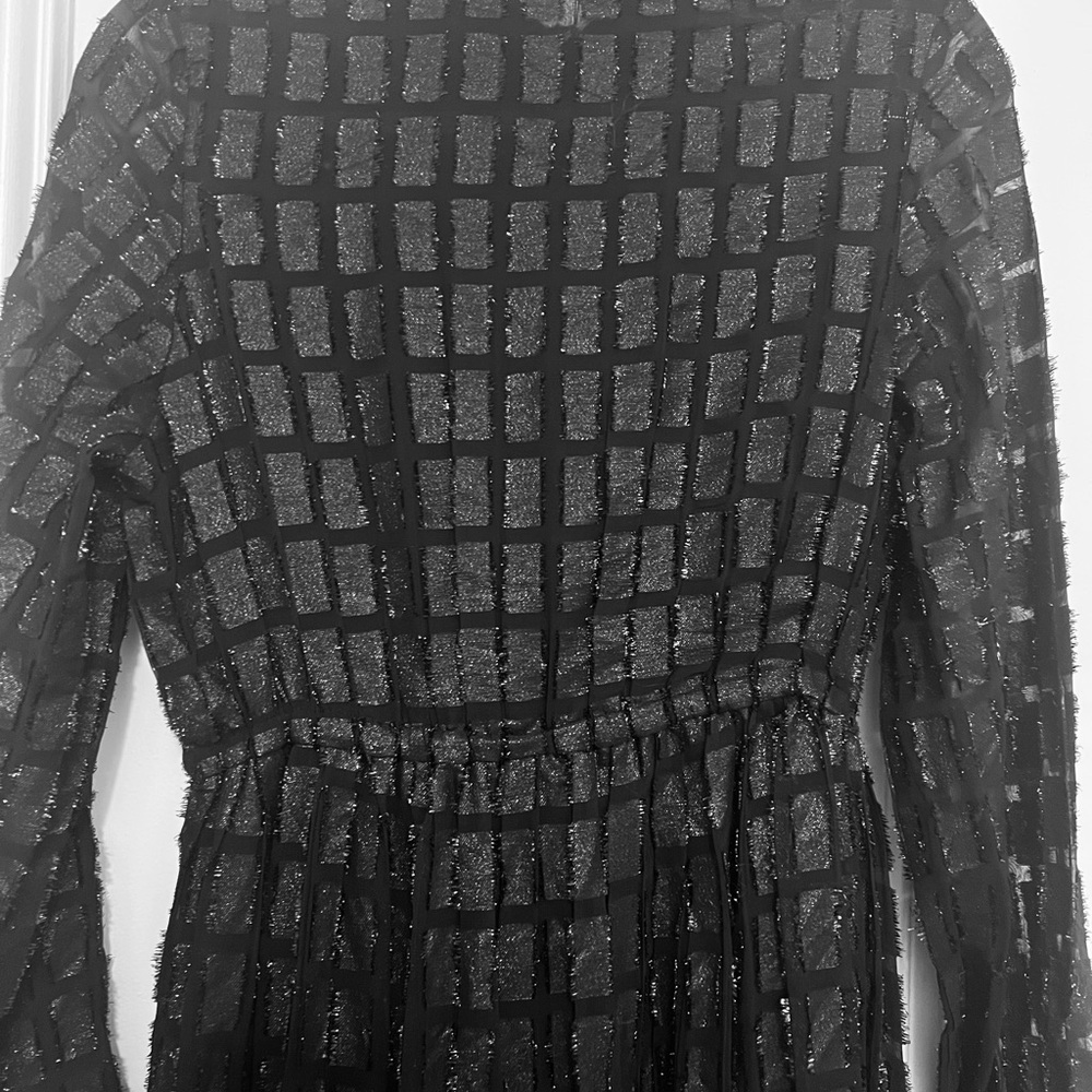 Dodo Bar Or Black and Silver Textured Maxi Dress - Picture 15 of 16